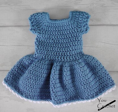 Crochet Alice in Wonderland Baby Dress