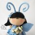 Pebble doll Butterfly