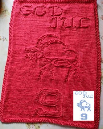 Nr. 456 9. Goat God Jul guest towel