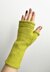 Cashmere Lime fingerless gloves