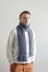 Long ribbed scarf for Men + Video