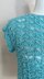 LIGHT AQUA GREEN CROCHET SHELL STITCH TOP