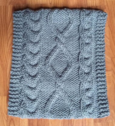 "Cozy Cowl" Cabled Cowl
