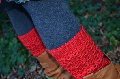 Lacy leg warmers