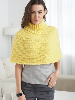 Just Enough Cape in Caron Simply Soft - Downloadable PDF | LoveCrafts