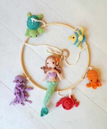 Under the sea baby mobile