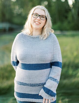 Any Given Sunday Pullover in SweetGeorgia Merino Silk Lace - VOL6.1 - Downloadable PDF