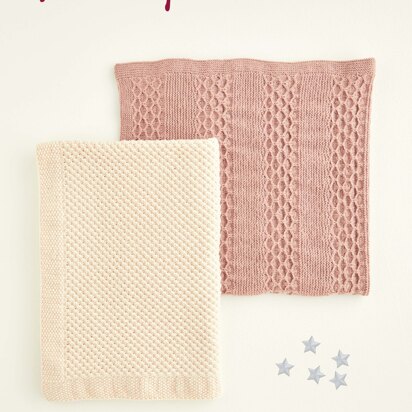 Baby Blankets in Hayfield Baby Bonus DK - 5419 - Downloadable PDF