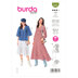 Burda Style Ladies Outerwear Dress / Blouse B6040 - Paper Pattern, Size 34 - 44