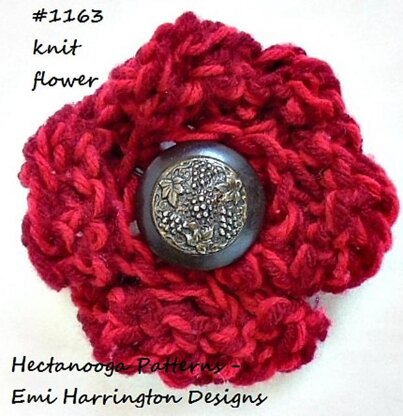 1163 - Knit Flower