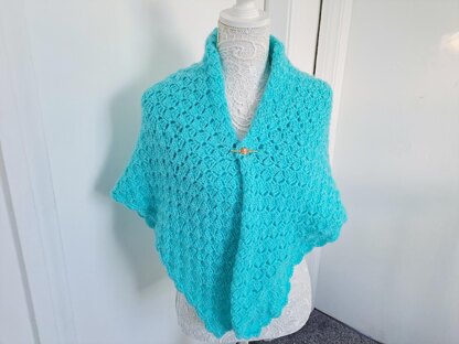 Crochet Emerald Victorian Shawl Pattern