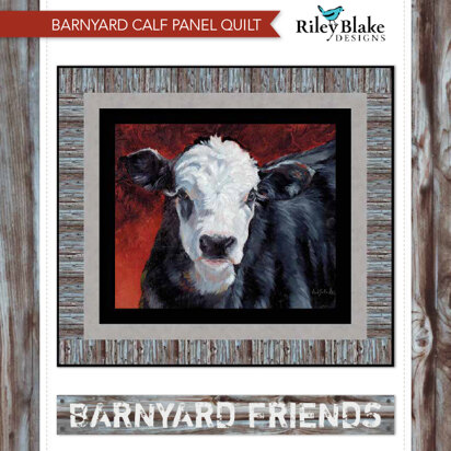Riley Blake Barnyard Calf Panel Quilt - Downloadable PDF