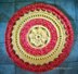 Round Floral Rug