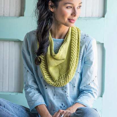 Triteia Cowl in Berroco Modern Cotton - 3-5 - Downloadable PDF