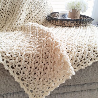 C2C Jacob's Ladder Afghan