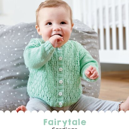 Fairytale Cardigan in West Yorkshire Spinners Bo Peep 4 Ply - DBP0017 - Downloadable PDF - knitting pattern