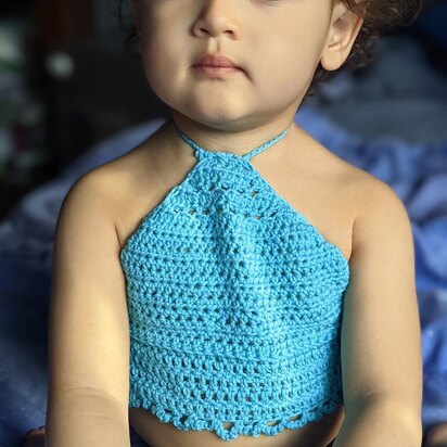 Fine toddler crop top