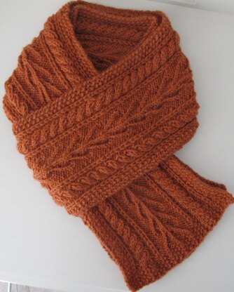 Aran Seaweed Scarf