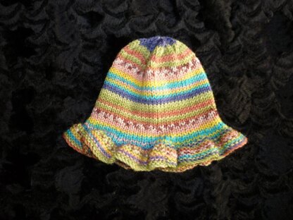 Child's Ruffled Cap