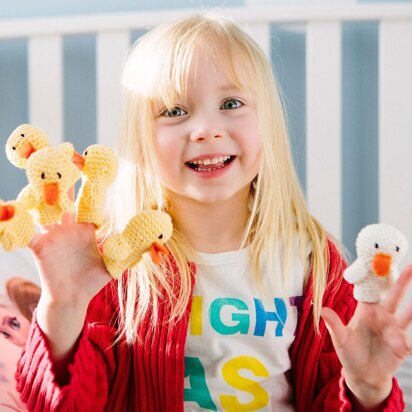 5 Little Ducks Finger Puppets