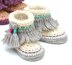 Baby Moccasin Tassel Fringe Booties