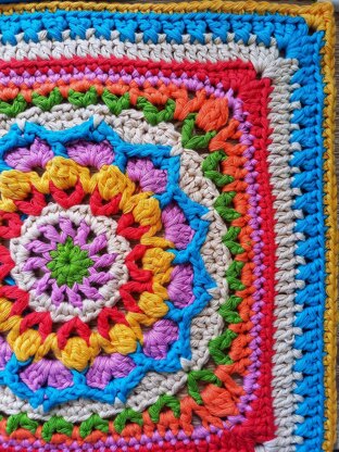 Bloom On By Granny Square 12"