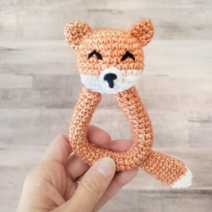 Finley Fox Baby Rattle