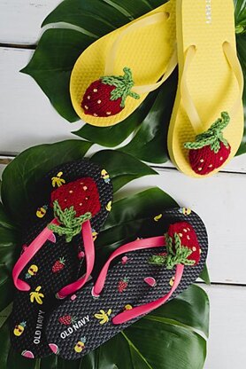 Strawberry Sandal Motif