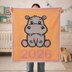2026 Baby Hippo Blanket SC Crochet Pattern