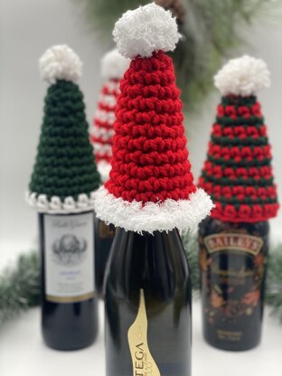 Holiday Wine Bottle Hat