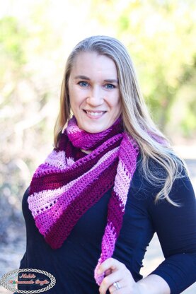 Easy Boomerang Scarf