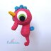 Uni the Sea Unicorn amigurumi doll - crochet pattern by Crochelandia