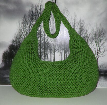 Superfast Garter Stitch Super Slouch Bag