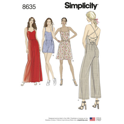 Simplicity 8645 - Women's Vintage Tops