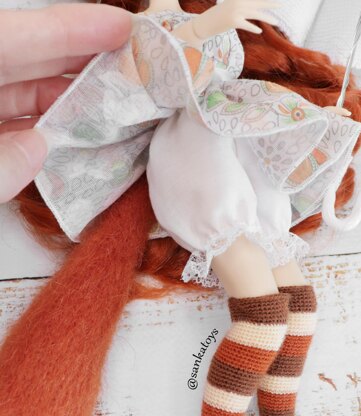 Fox outfit for Blythe doll