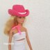 Cowgirl hat for doll crochet