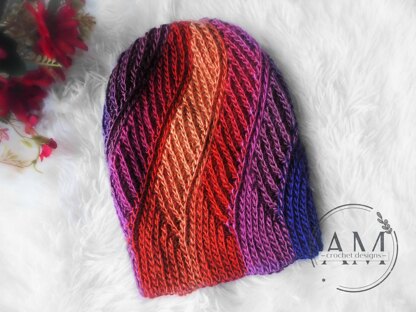 HANNAH knit-look beanie