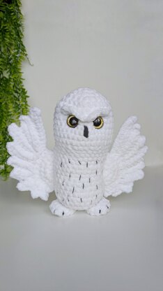 Crochet Owl Pattern, amigurumi bird pattern, crochet plushie