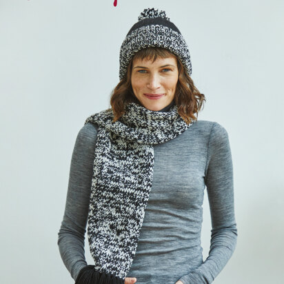 Hat & Scarf in Hayfield Soft Twist - 10333 - Downloadable PDF