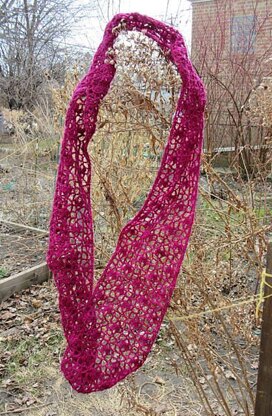 Whispering Flowers Infinity Scarf