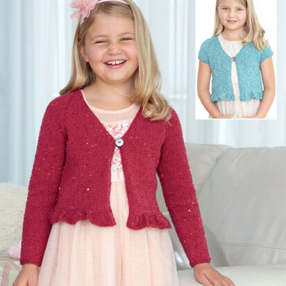 Long and Short Sleeved Cardigans in Sirdar Soukie DK - 2418 - Downloadable PDF