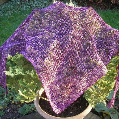 Crocus shawl