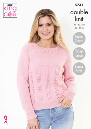 Cardigan and Sweater Knitted in King Cole Subtle Drifter DK - 5741 - Downloadable PDF
