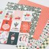 American Crafts Pebbles Single-Sided Paper Pad 6"X6" 36/Pkg - Merry Little Christmas, 18 Designs/2 Ea