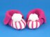 Baby Granny Bobble Stripe Slippers