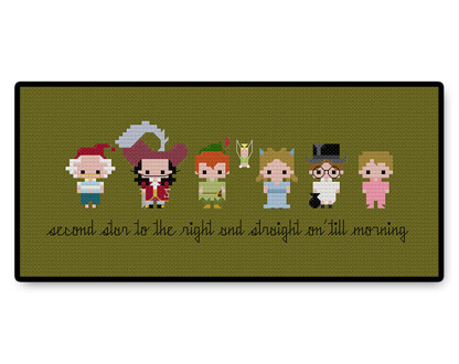 Peter Pan Bite Size - PDF Cross Stitch Pattern