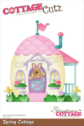 CottageCutz Dies - Spring Cottage 3.3"X3.5"