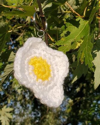 Crochet Egg Pin/Hair Clip and Keychain Pattern Bundle