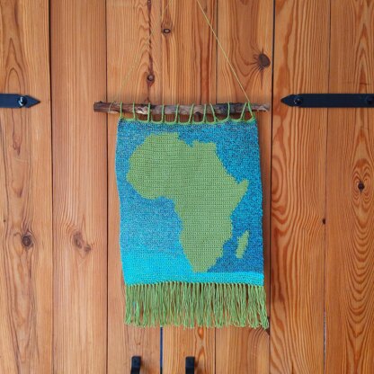 Africa Hanging Map