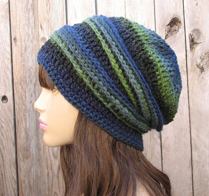 Crochet hat multicolored